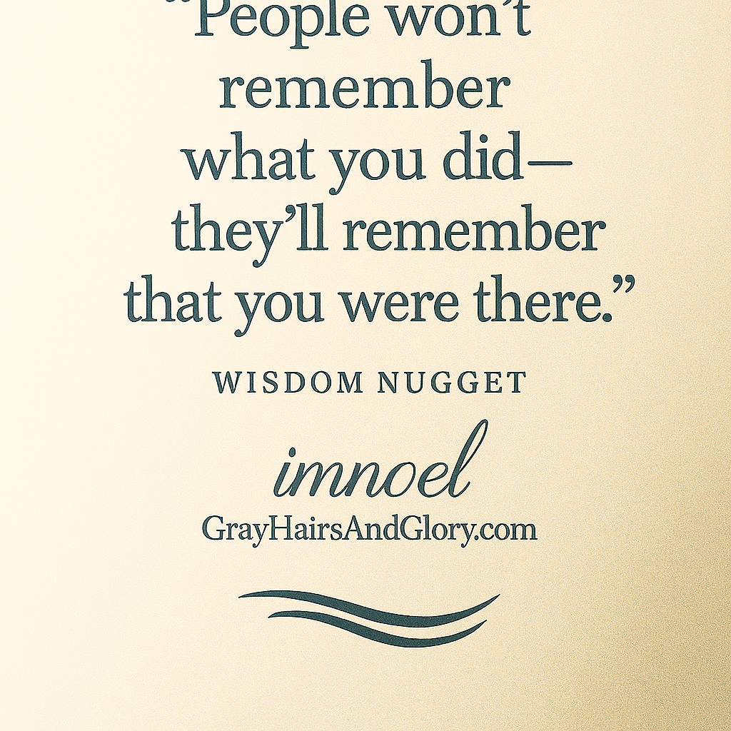 The Practice of Presence (5)-Presence Is the Gift That Lingers